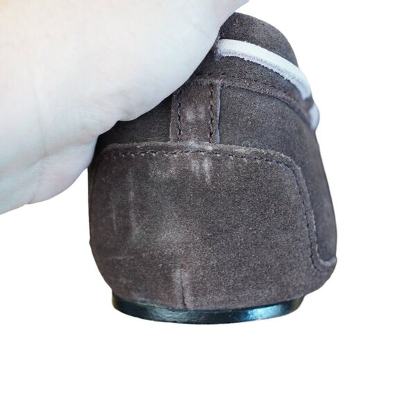 UGG Sheepskin Dakota Moccasin‎ Slippers Womens Size 10 Brown/Pink Slip-On - Picture 8 of 8